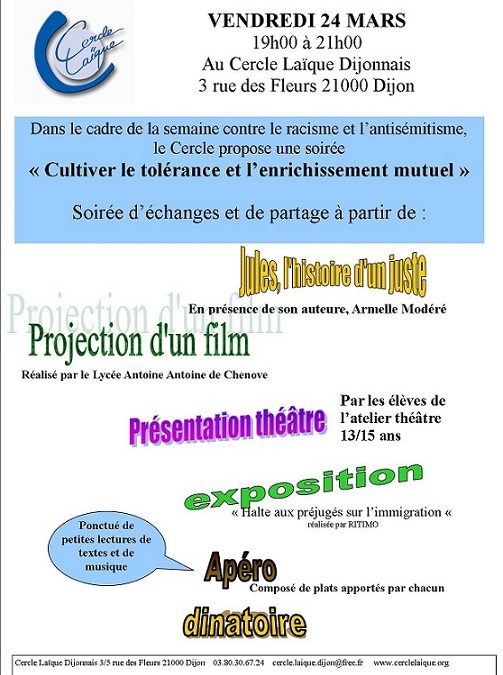 « Cultiver la tolérance et l’enrichissement mutuel »