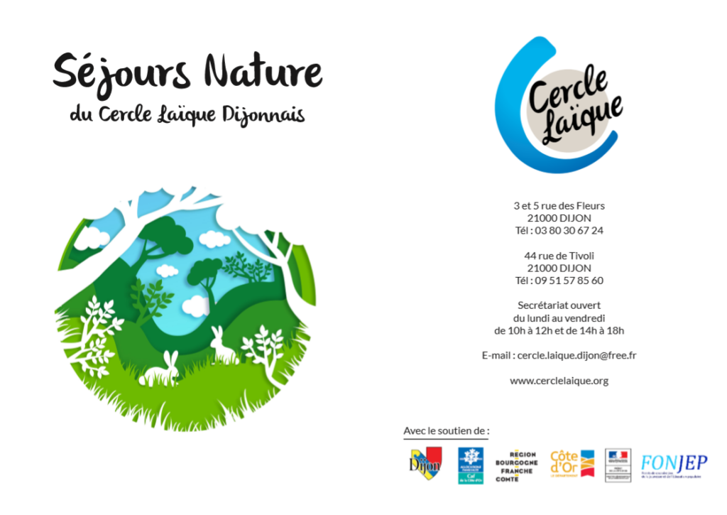 Séjour-Nature Illustration du séjour court nature du Cercle Laique Dijonnais